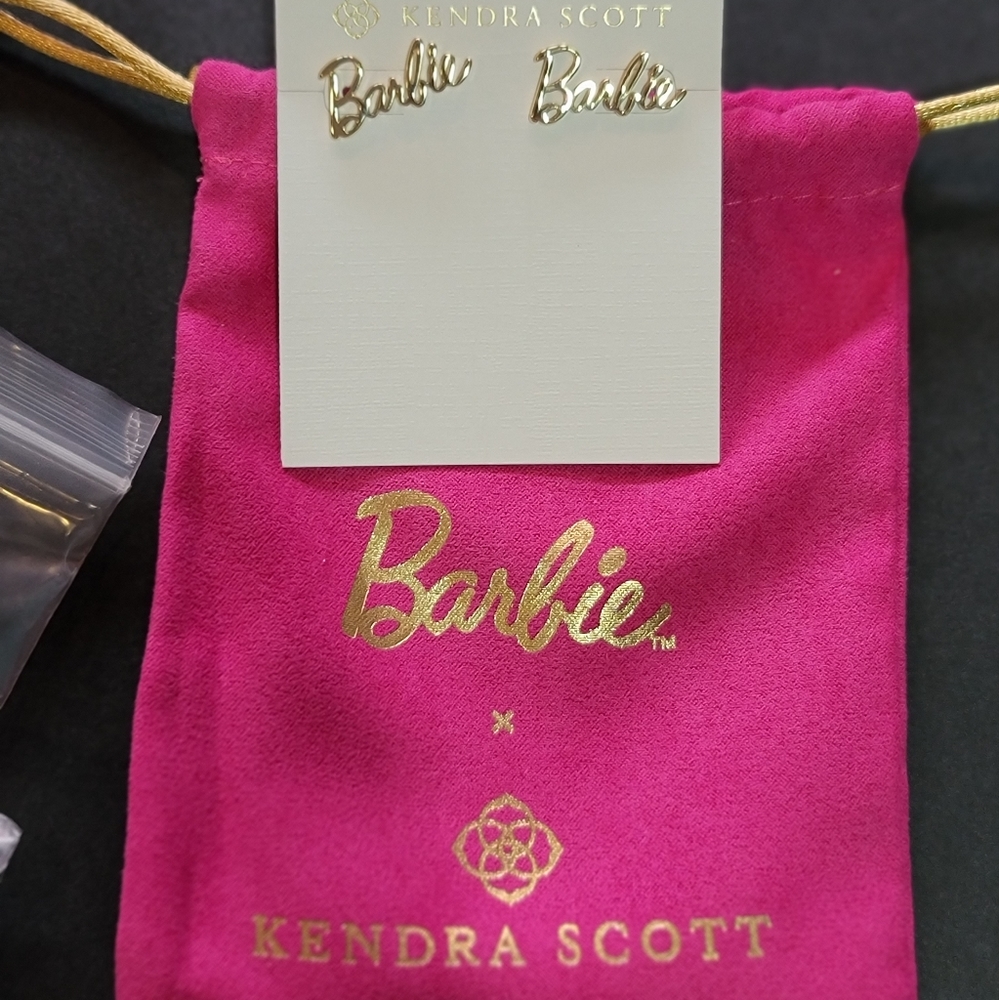 Barbie x Kendra Scott ear climber earrings in gold